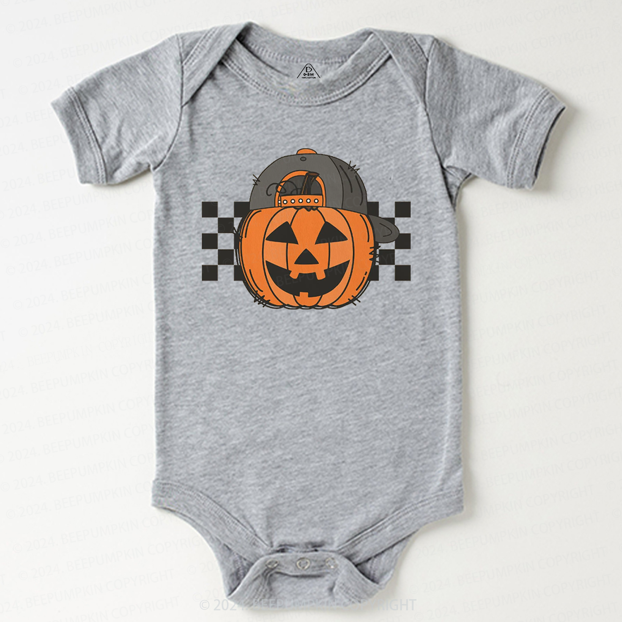 Pumpkin Dude Halloween Baby Bodysuits 