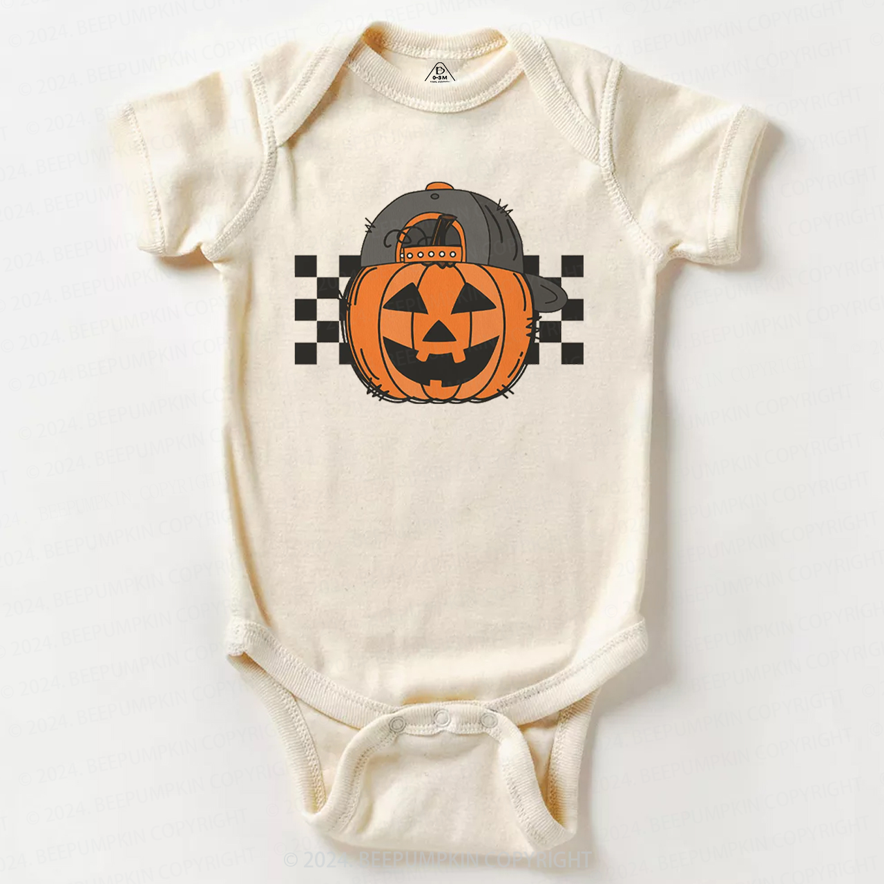 Pumpkin Dude Halloween Baby Bodysuits 