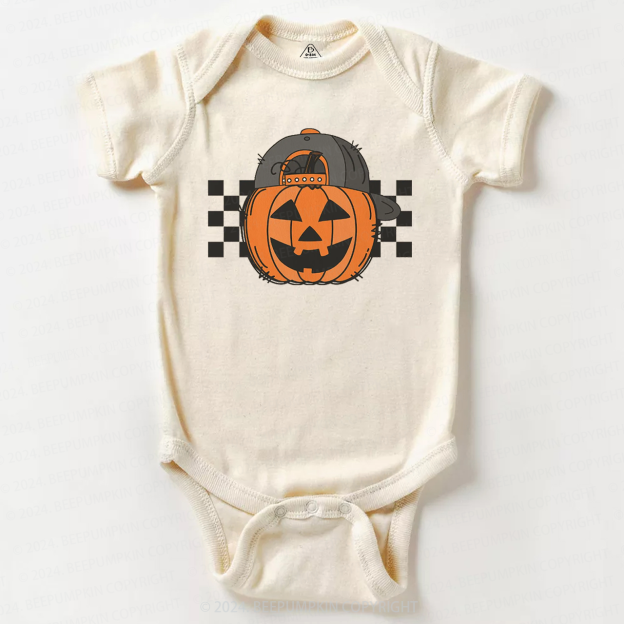 Pumpkin Dude Halloween Baby Bodysuits 