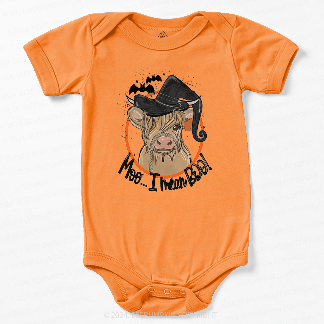  Retro Cow Halloween Farm Vibes Boho Halloween Baby Bodysuits 