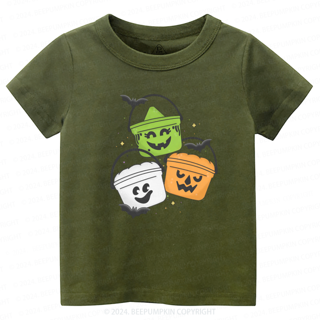 Vintage Halloween Happy Meal Bucket Toddler&Kids Tees 