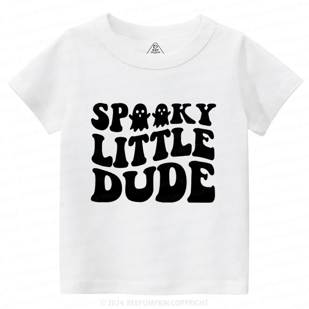 Spooky Little Dude  Halloween Toddler&Kids Tees 