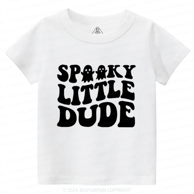 Spooky Little Dude  Halloween Toddler&Kids Tees 