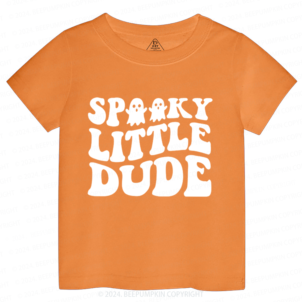 Spooky Little Dude  Halloween Toddler&Kids Tees 