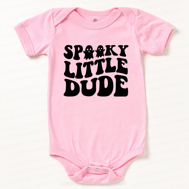 Spooky Little Dude Halloween Baby Bodysuits 