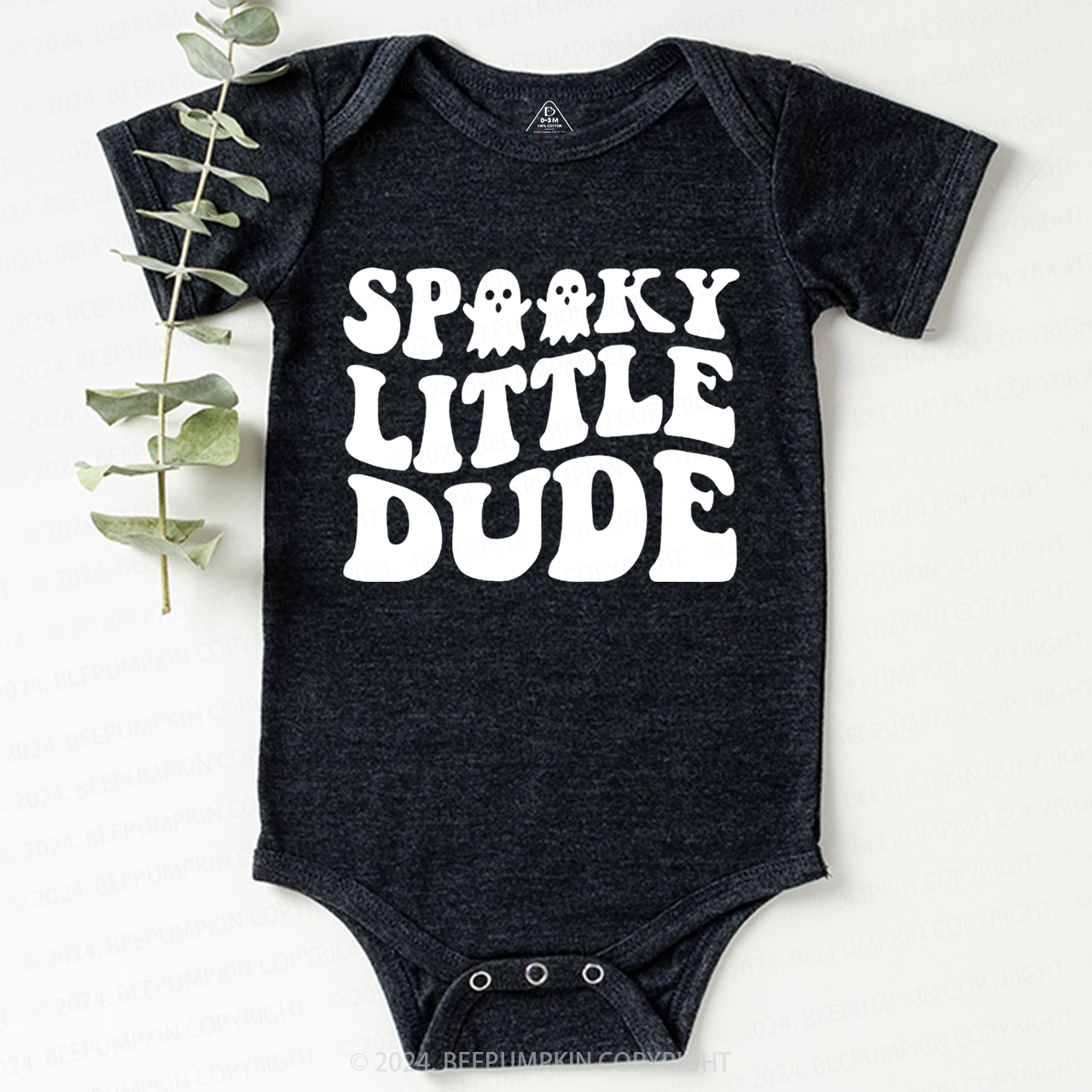 Spooky Little Dude Halloween Baby Bodysuits 