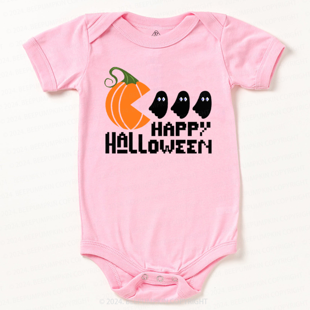 Happy Halloween Trick Or Treat Baby Bodysuits 