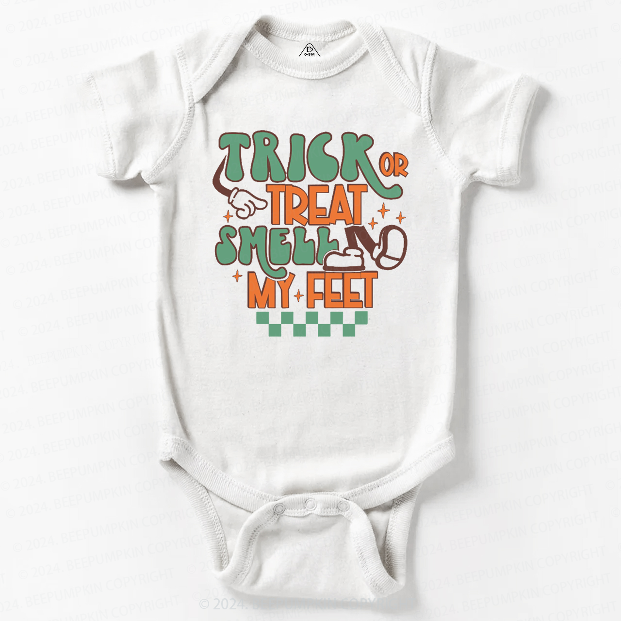 Trick Or Treat Smell My Feet Baby Bodysuits 