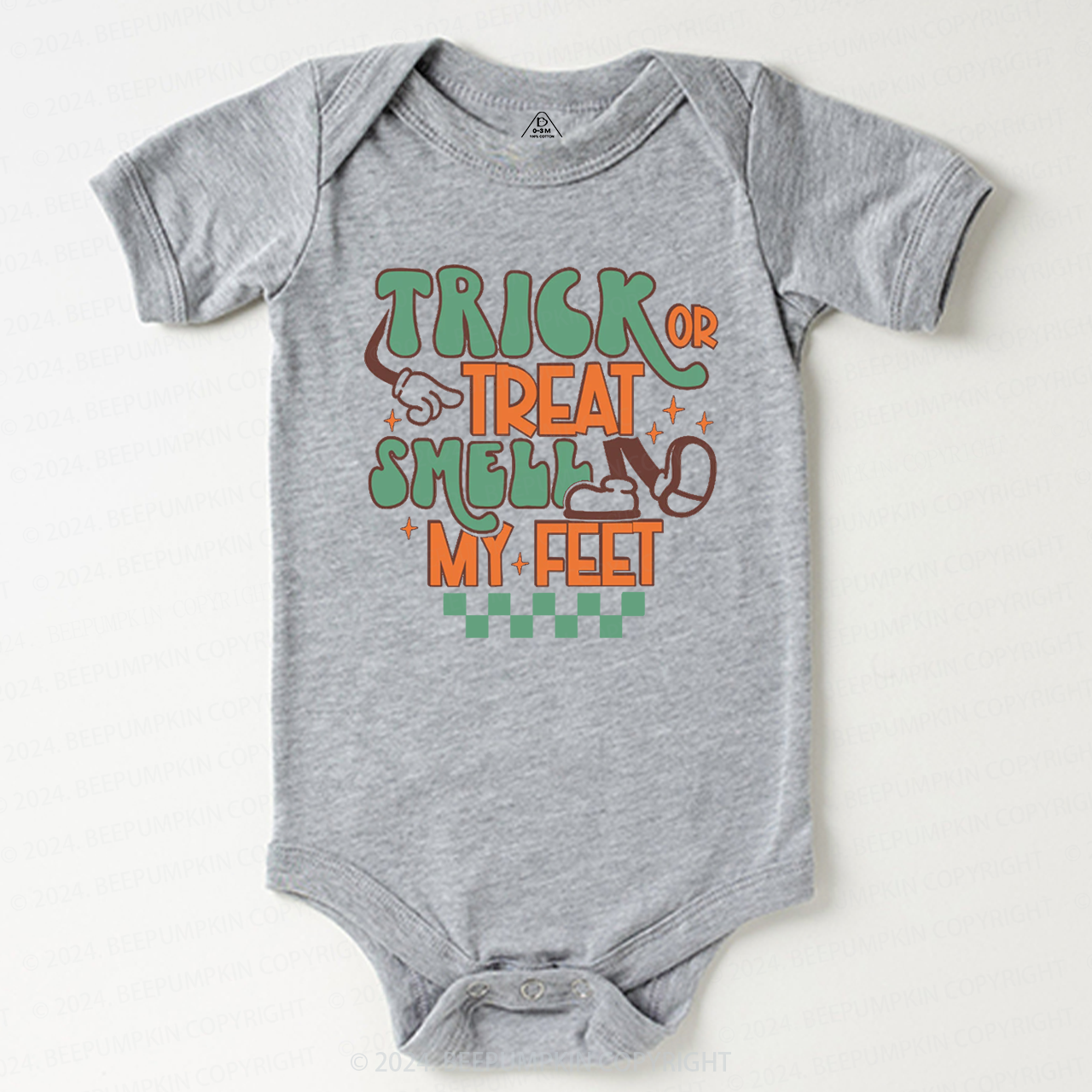 Trick Or Treat Smell My Feet Baby Bodysuits 