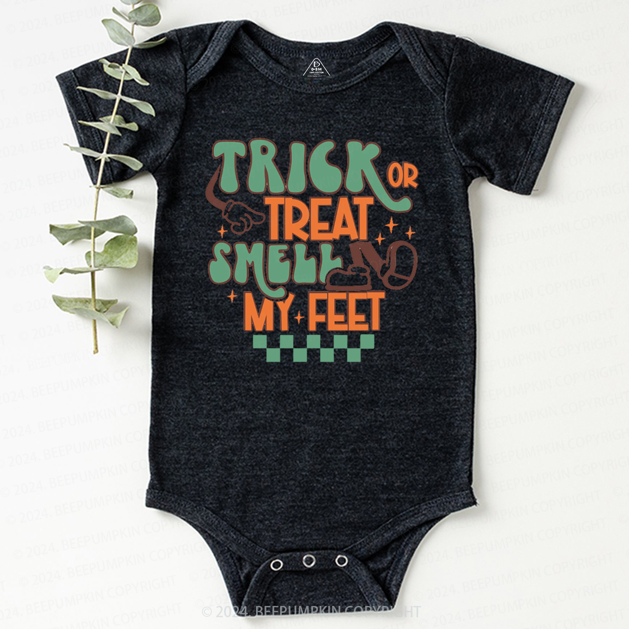Trick Or Treat Smell My Feet Baby Bodysuits 