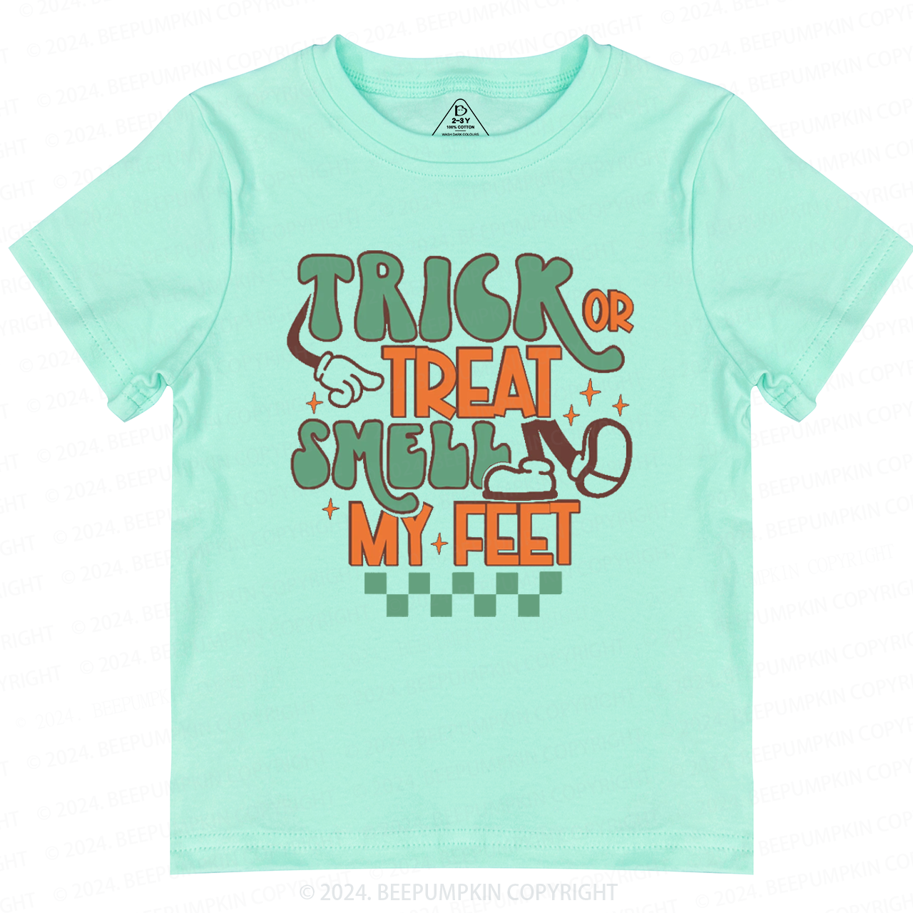 Trick Or Treat Smell My Feet Toddler&Kids Tees 