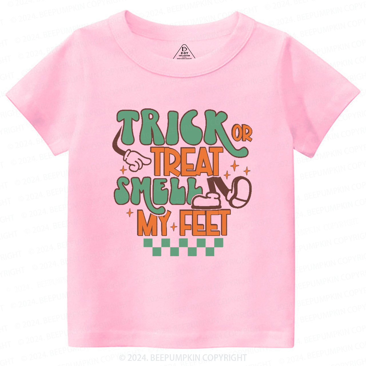 Trick Or Treat Smell My Feet Toddler&Kids Tees 