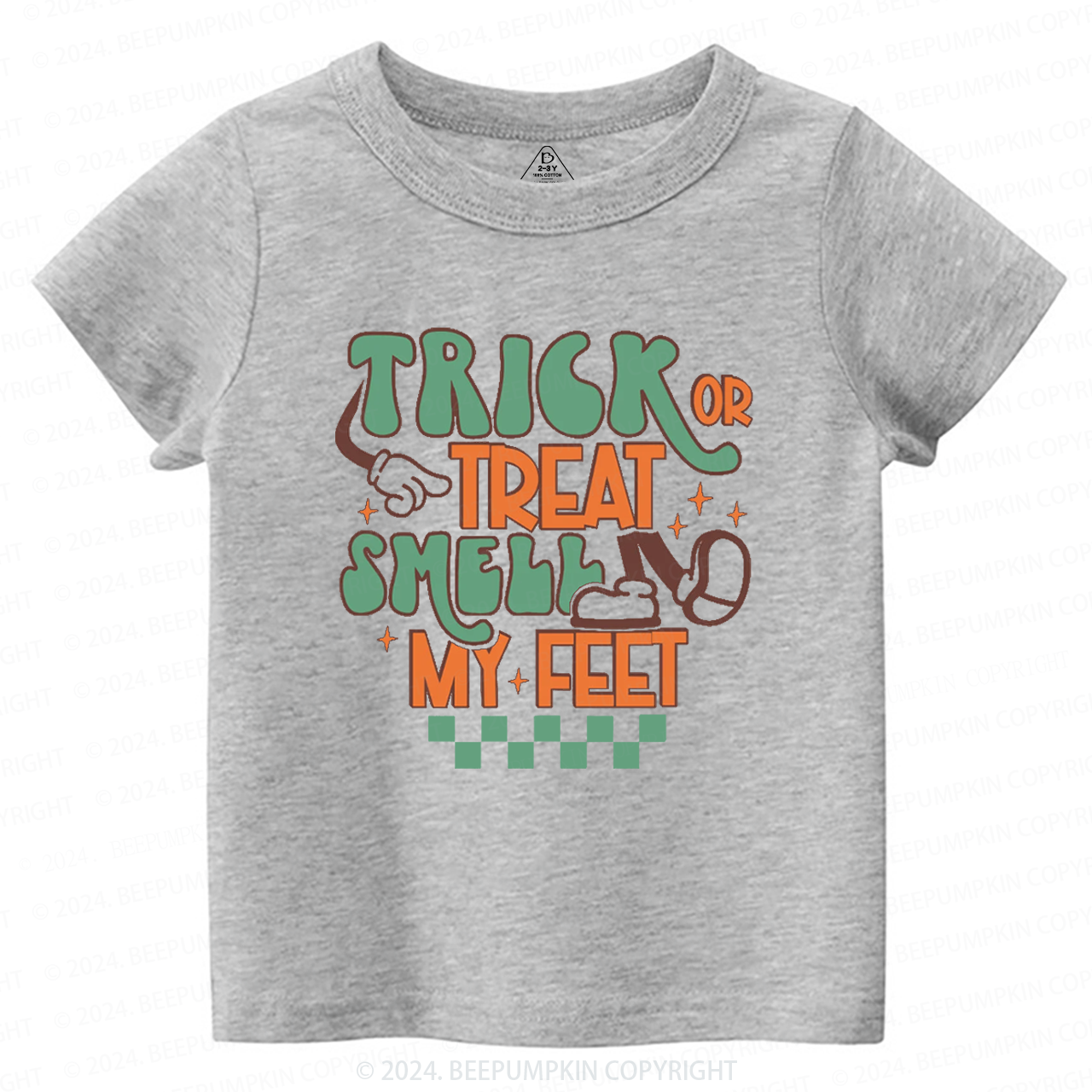 Trick Or Treat Smell My Feet Toddler&Kids Tees 