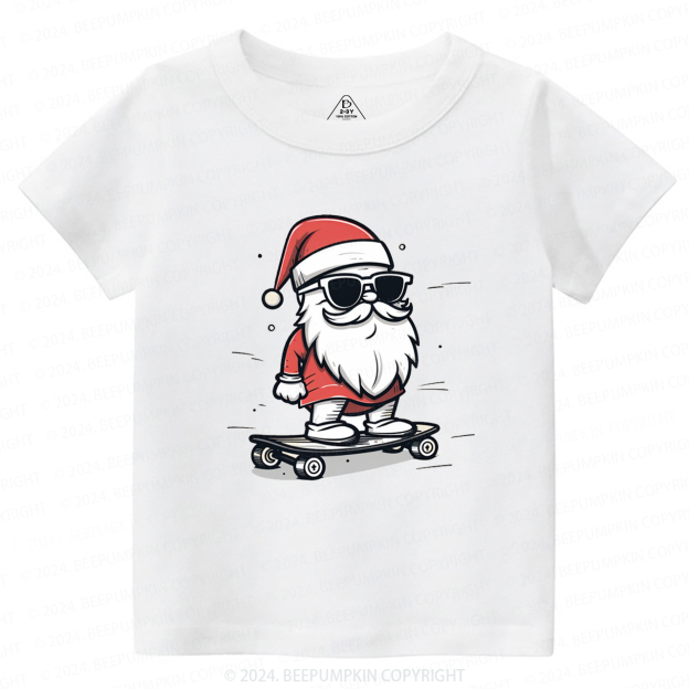 Santa Sunglasses Christmas Claus Toddler&Kids Tees 