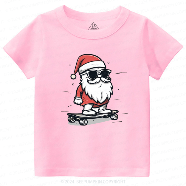 Santa Sunglasses Christmas Claus Toddler&Kids Tees 