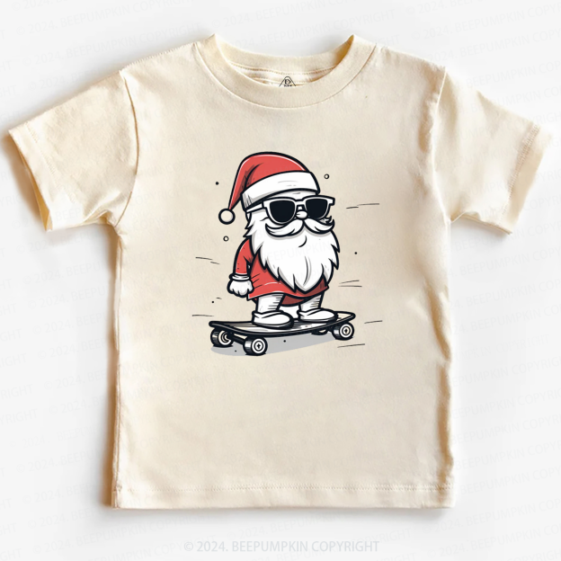 Santa Sunglasses Christmas Claus Toddler&Kids Tees 