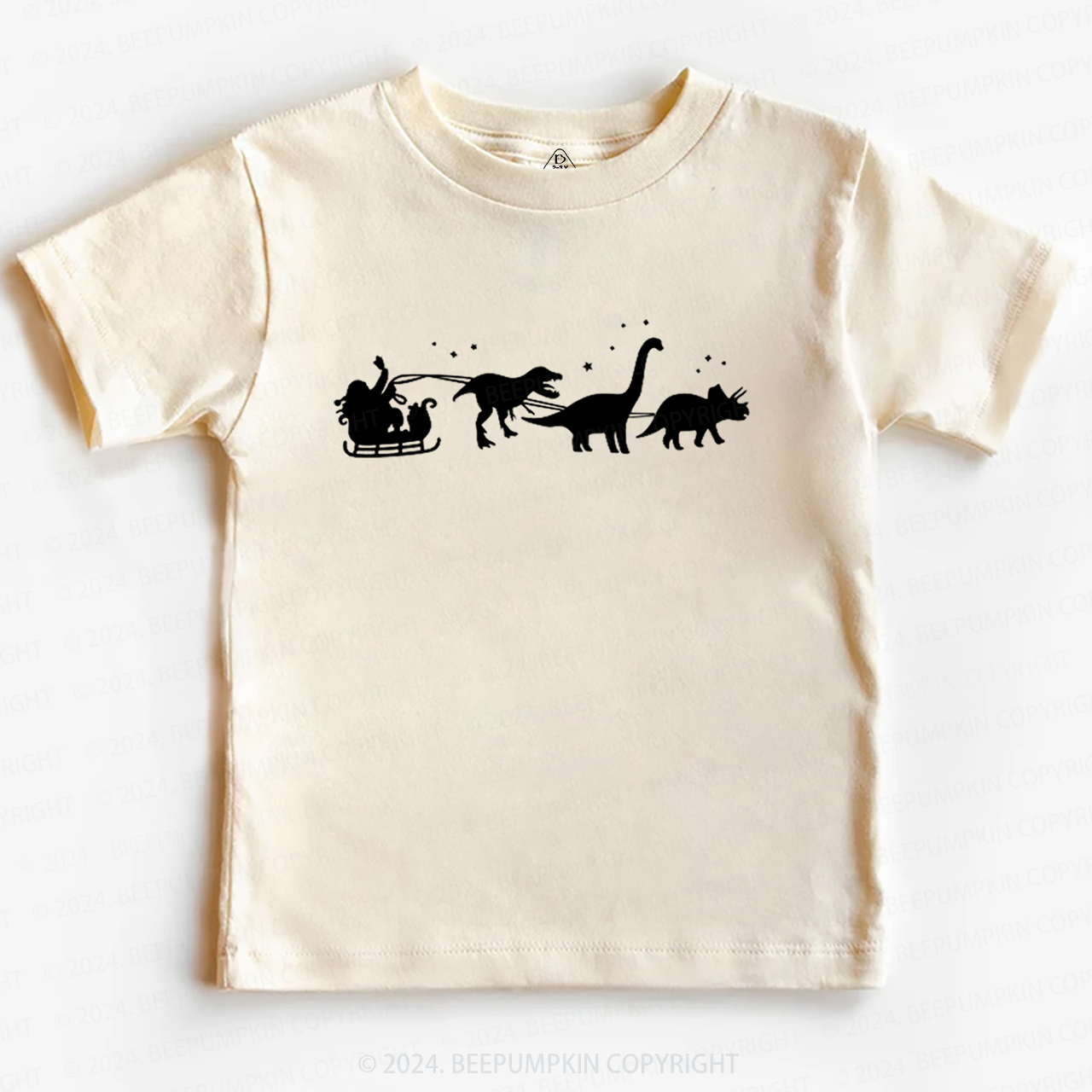 Christmas Dinosaur Elk Toddler&Kids Tees 