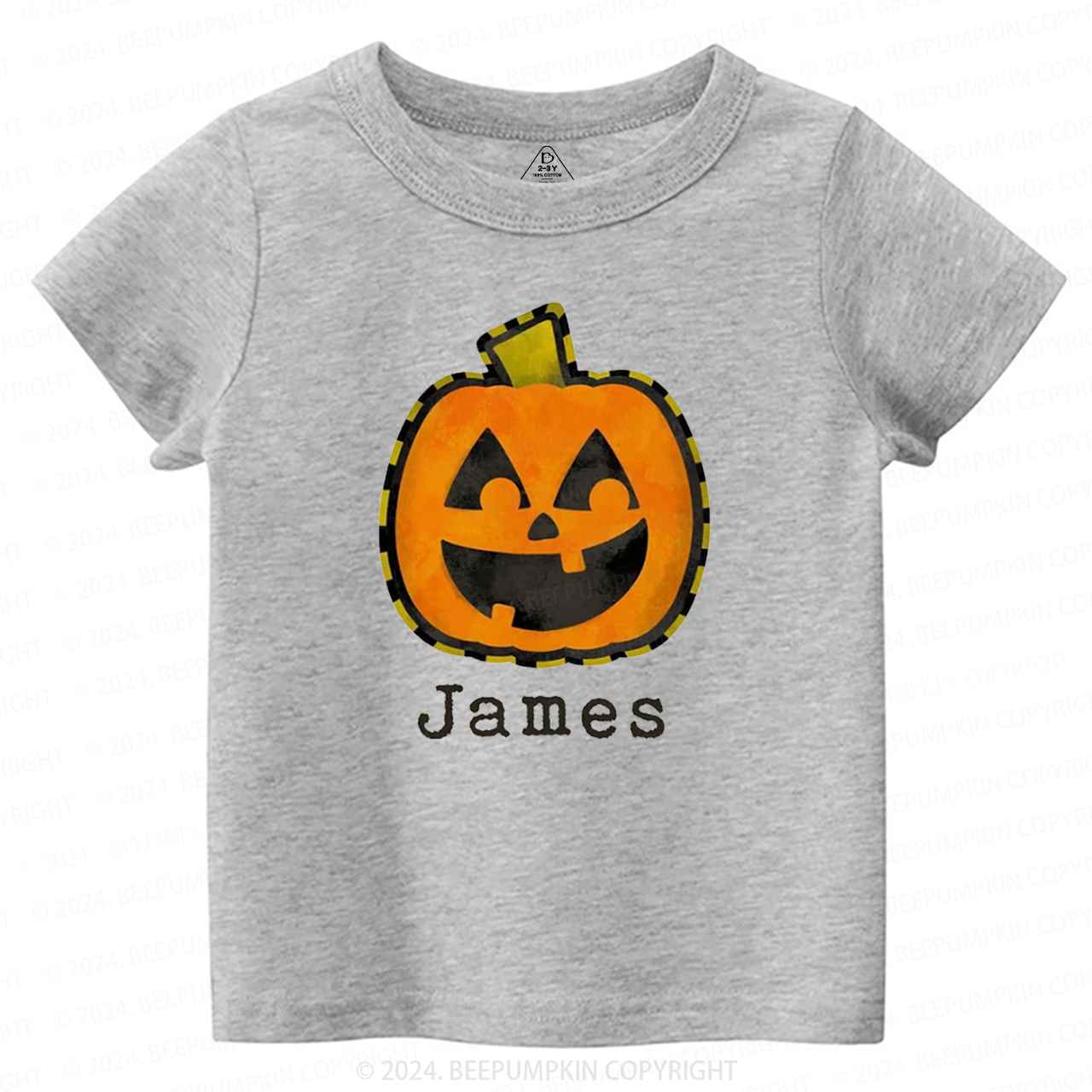 Personalized Halloween Fall Pumpkin Toddler&Kids Tees 