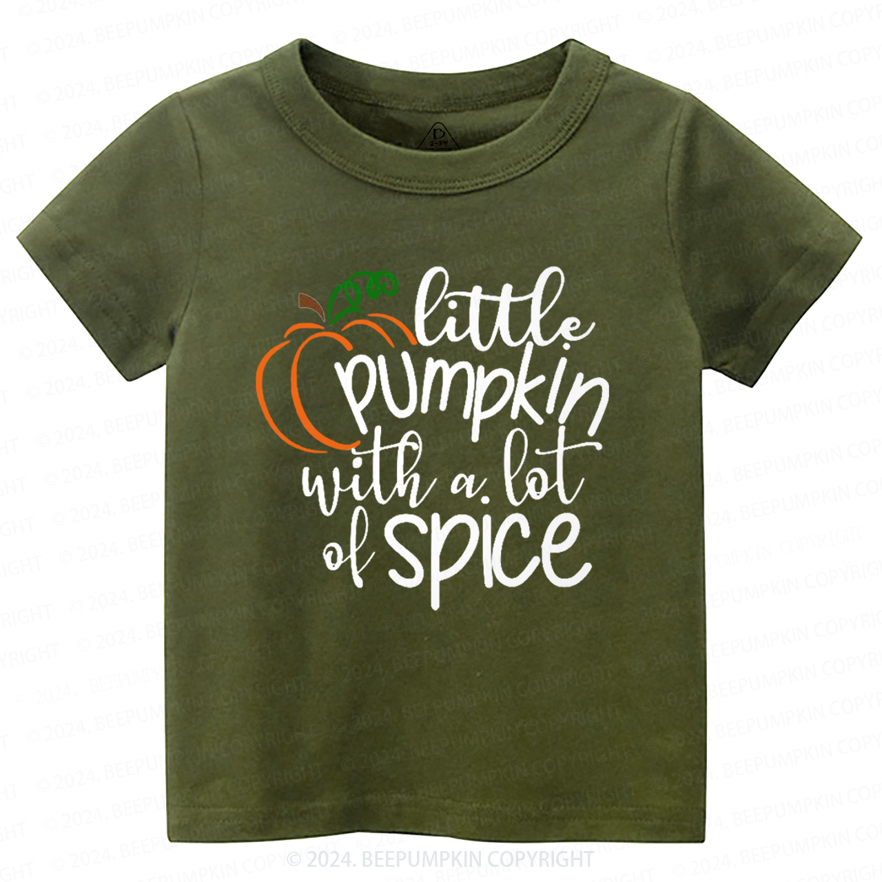 Little Pumpkin With A Lot Of Spice Toddler&Kids Tees 