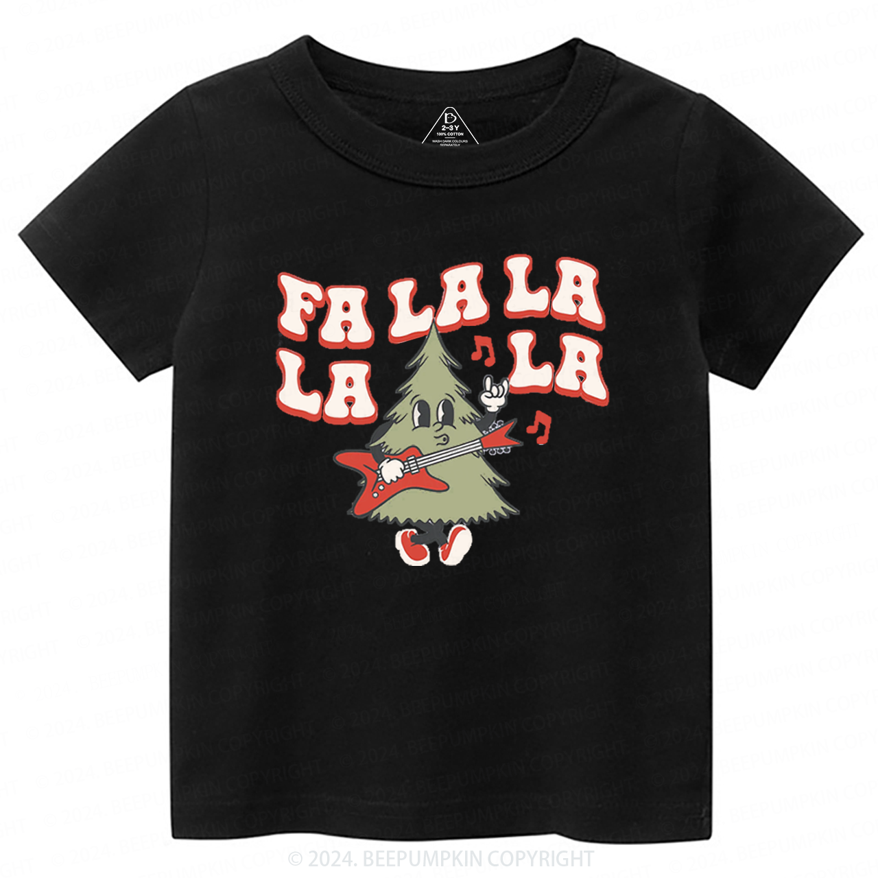 Fa La La La Tree Christmas Season Toddler&Kids Tees 