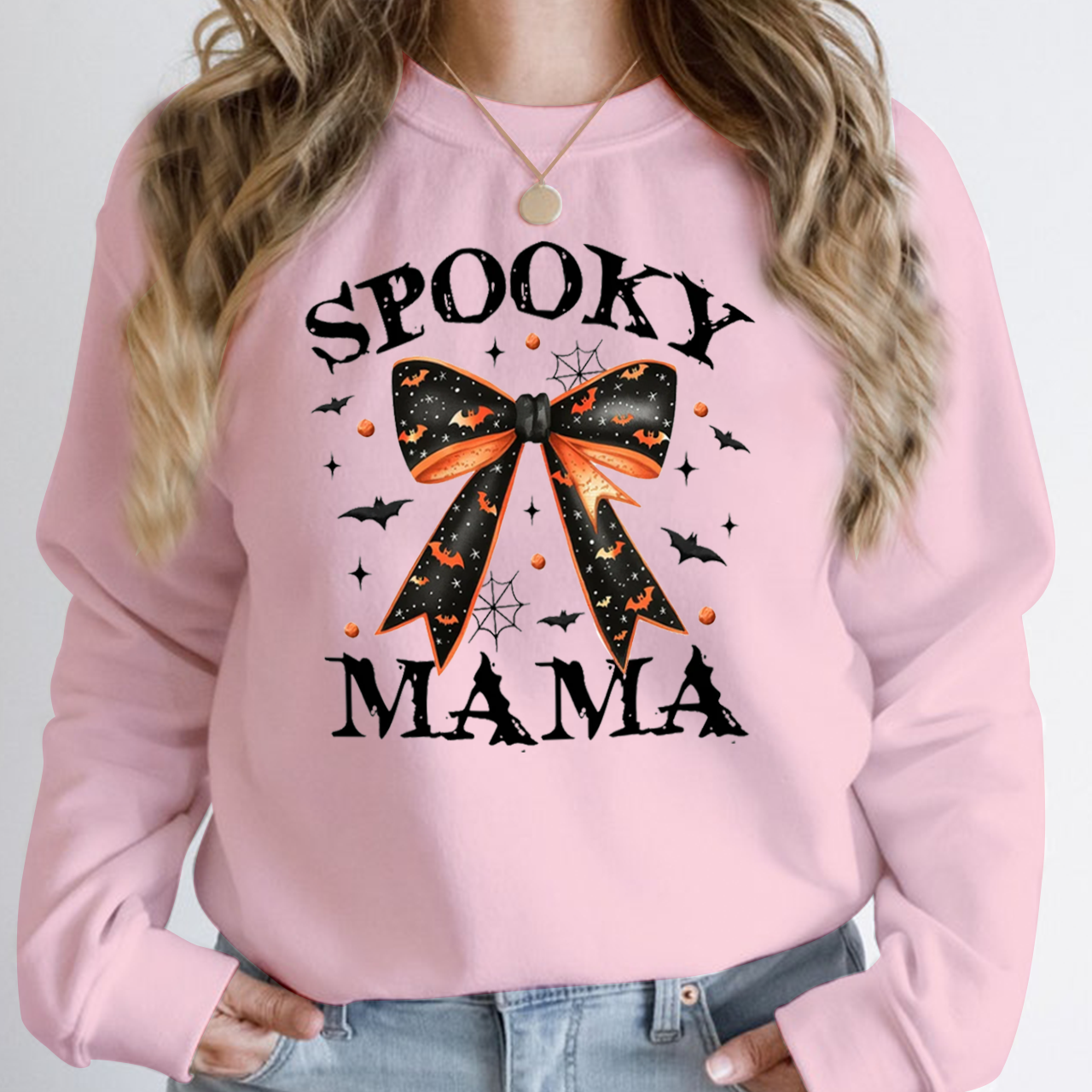 Halloween Spooky Mama Sweatshirt For Mama