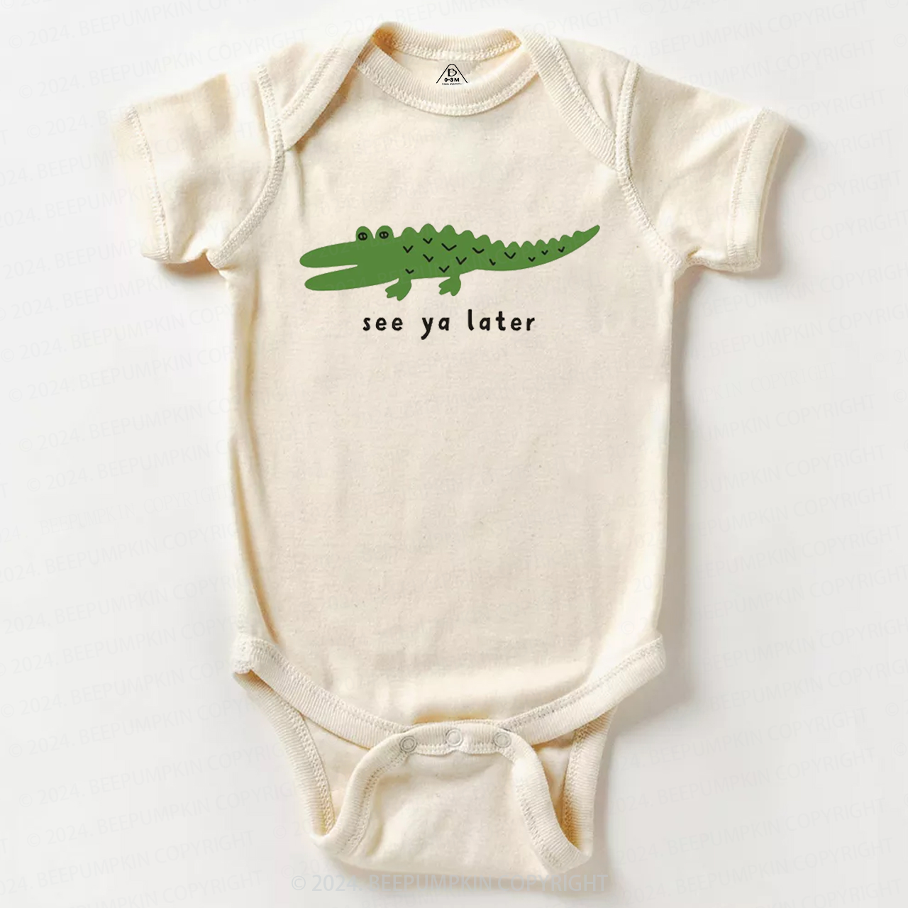 Animal Lover Tee Alligator Baby Bodysuit 7
