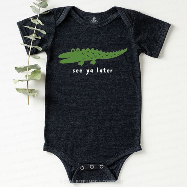 Animal Lover Tee Alligator Baby Bodysuit 7