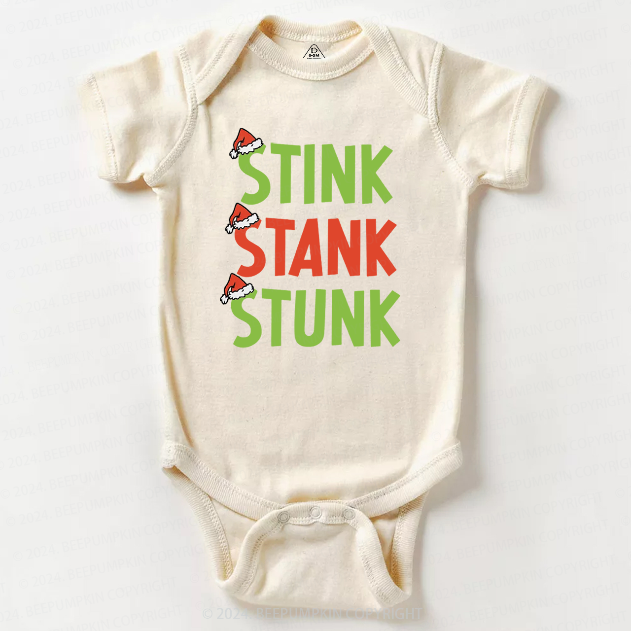 Stink Stank Stunk Christmas Baby Bodysuit