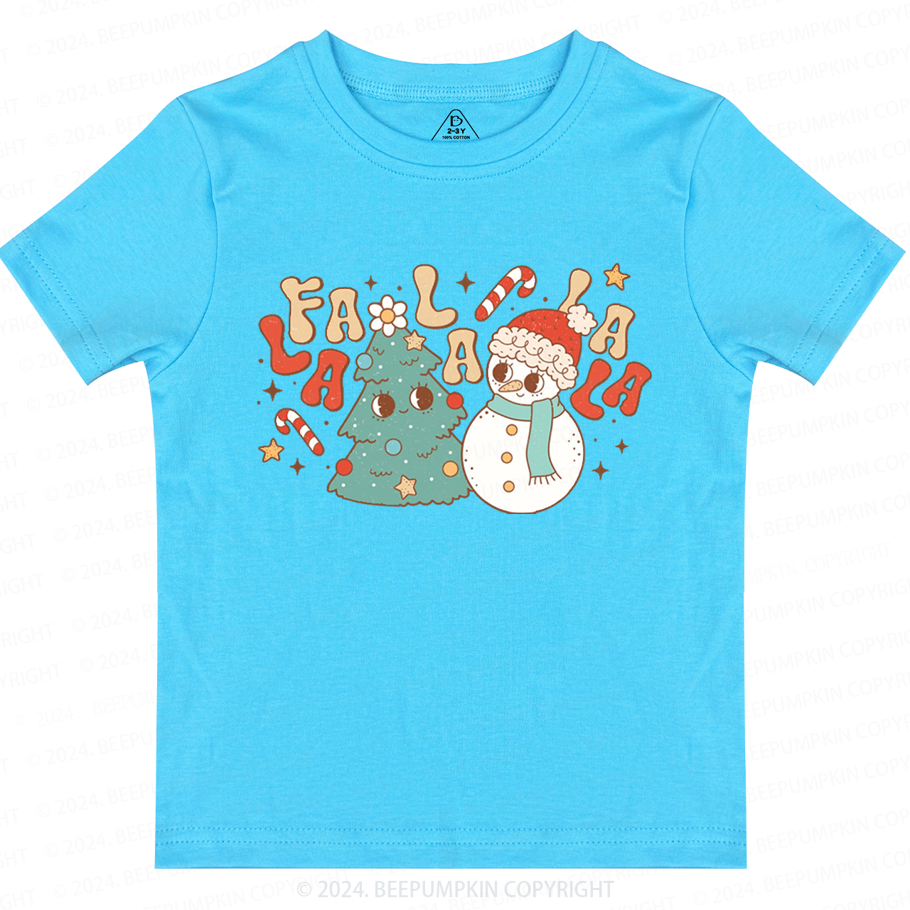 Christmas Fa La La La Toddler&Kids Tees 