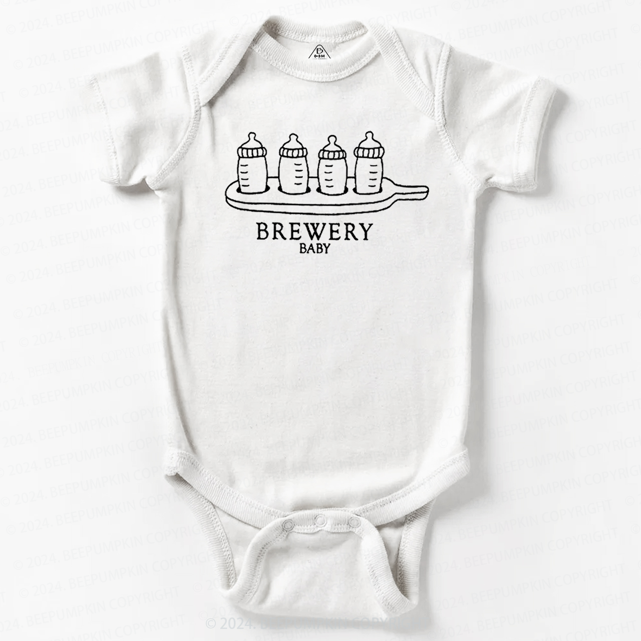 Brewery Baby Milk Flight Baby Bodysuit 7