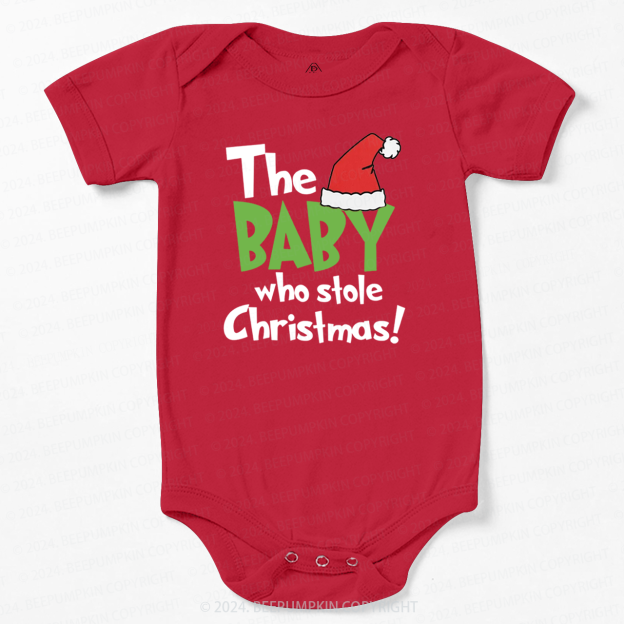 The Baby Who Stole Christmas Baby Bodysuit