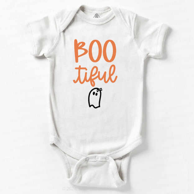 Bootiful Ghost Halloween Bodysuit For Baby