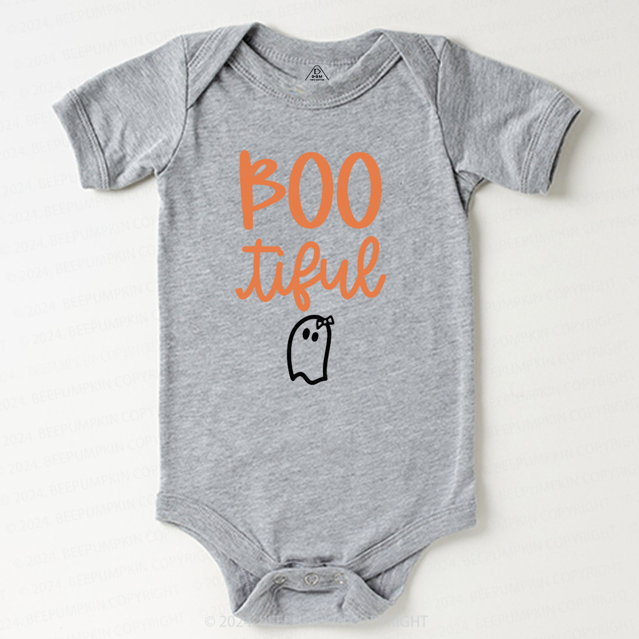 Bootiful Ghost Halloween Bodysuit For Baby