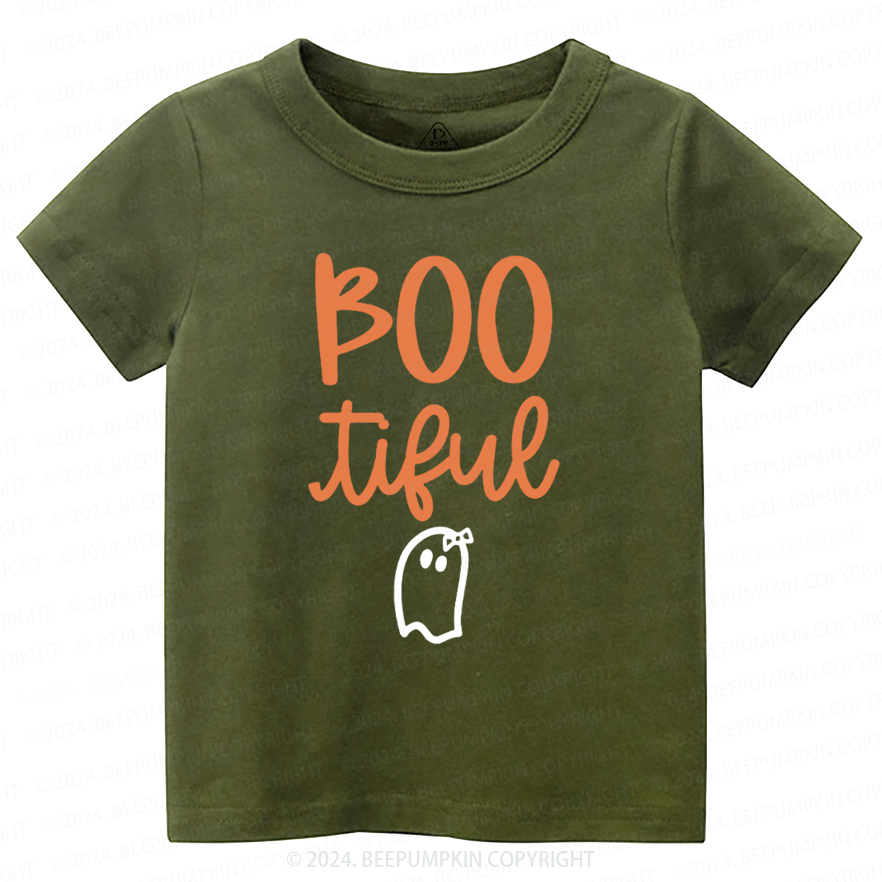 Bootiful Ghost Halloween Toddler&Kids Tees 