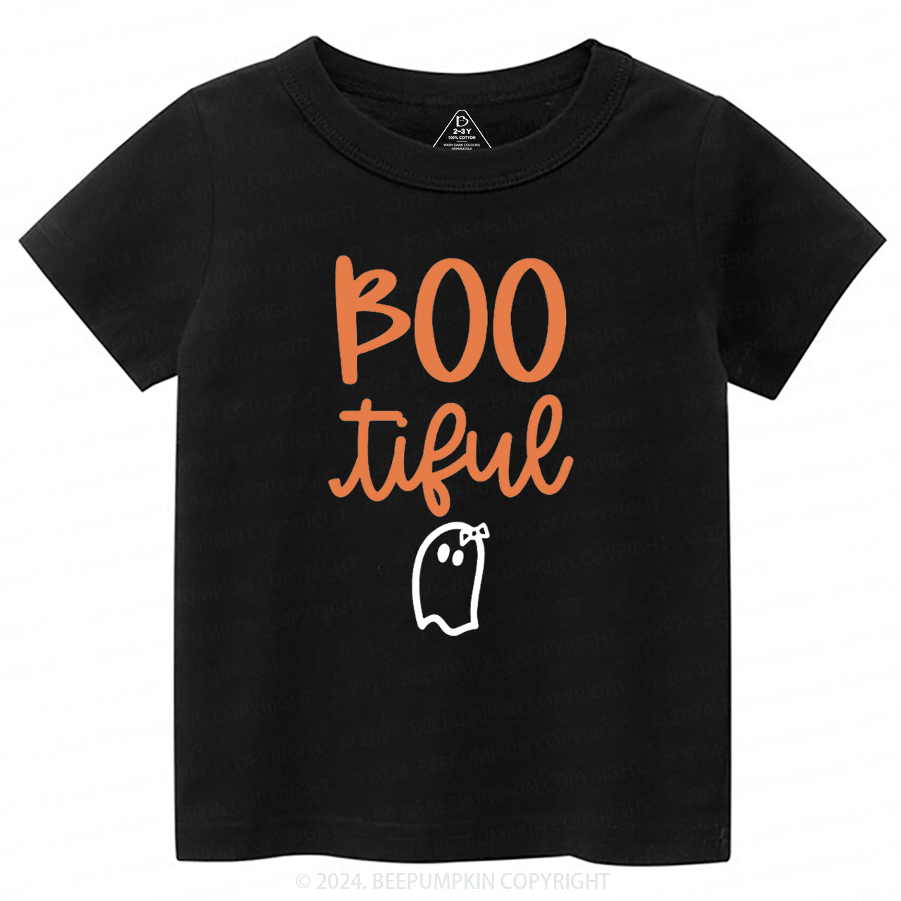 Bootiful Ghost Halloween Toddler&Kids Tees 