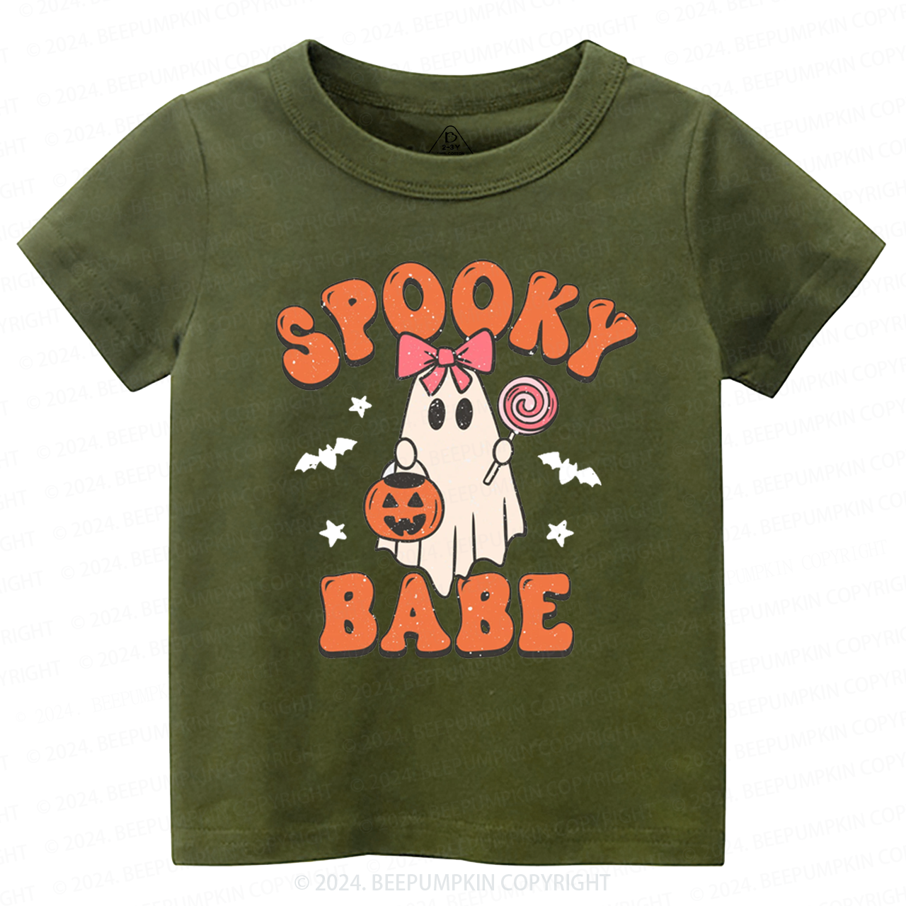 Halloween Ghost Spooky Babe Toddler&Kids Tees 