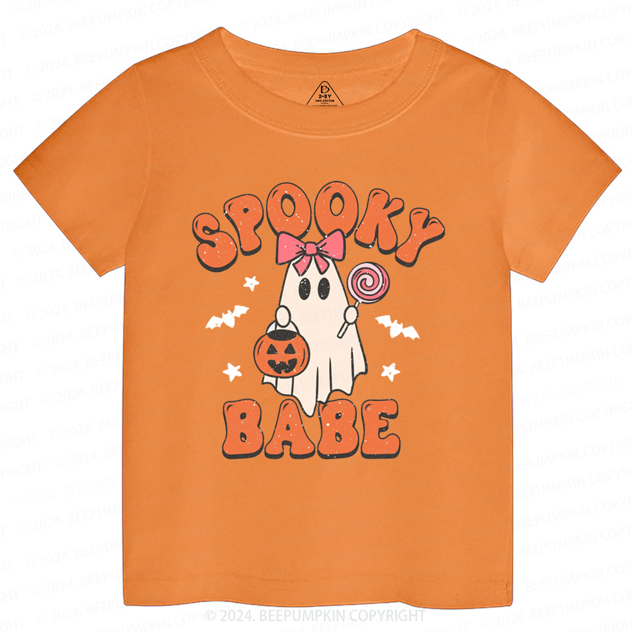 Halloween Ghost Spooky Babe Toddler&Kids Tees 