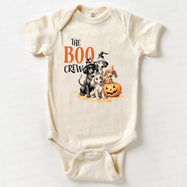 Cute Halloween Dogs Tee Bodysuit For Baby