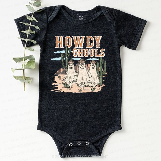 Howdy Ghouls Halloween Tee Bodysuit For Baby
