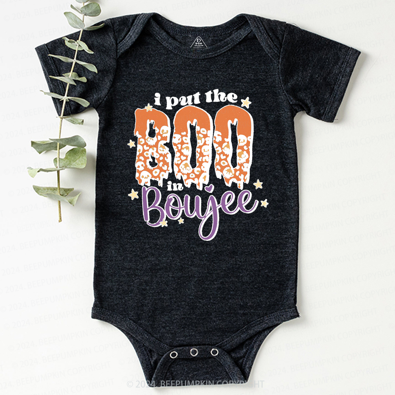 I Put The BOO In Boujee Halloween Tee Bodysuit For Baby