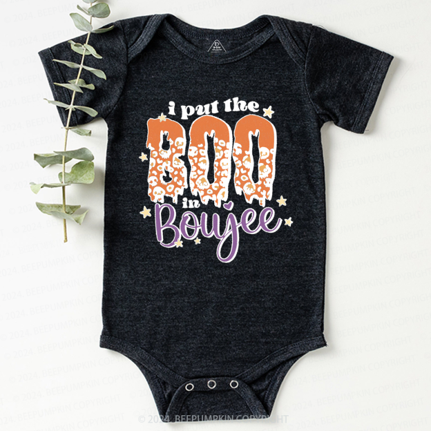 I Put The BOO In Boujee Halloween Tee Bodysuit For Baby