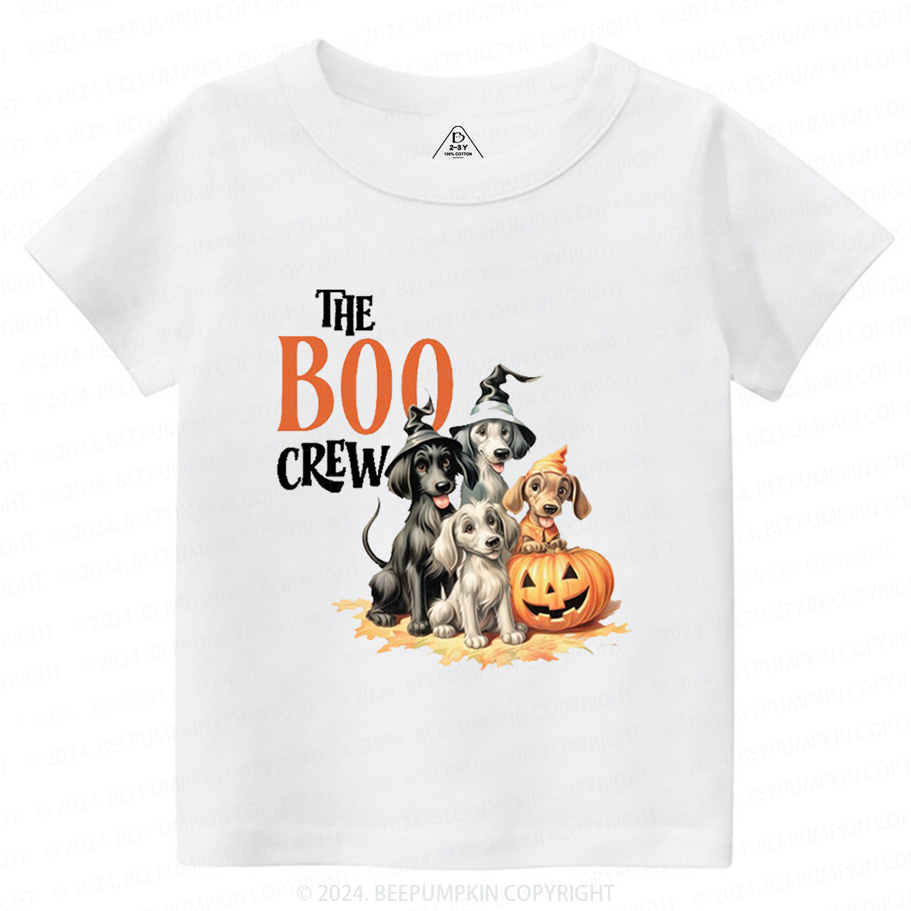 The Boo Crew Halloween Toddler&Kids Tees 
