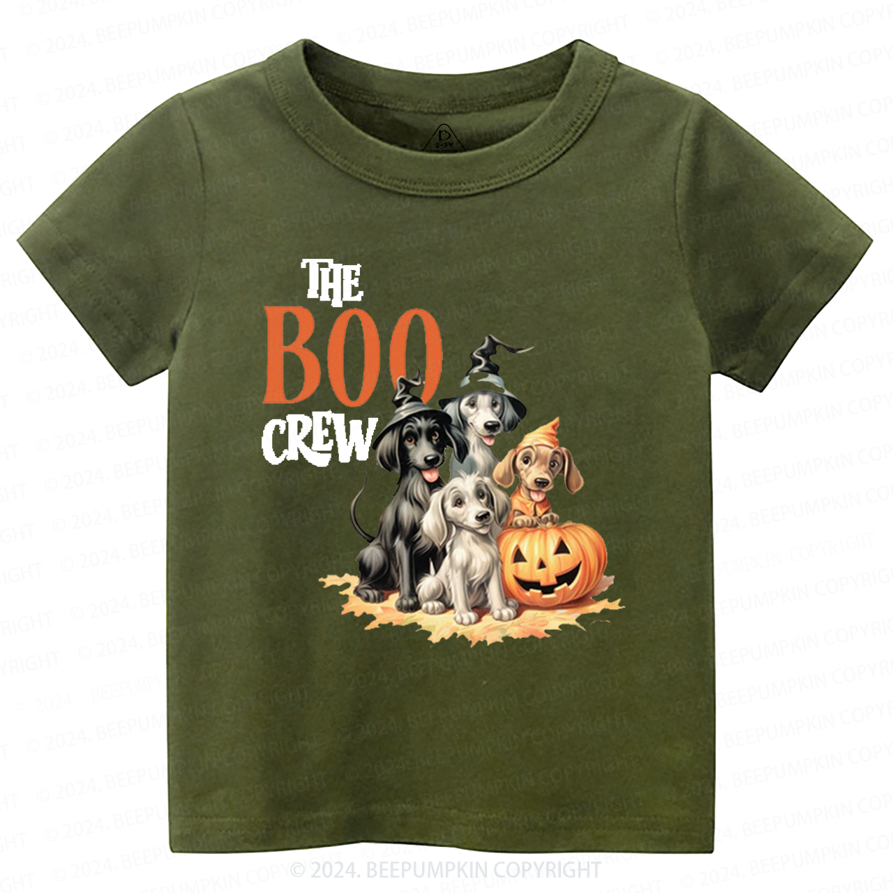 The Boo Crew Halloween Toddler&Kids Tees 