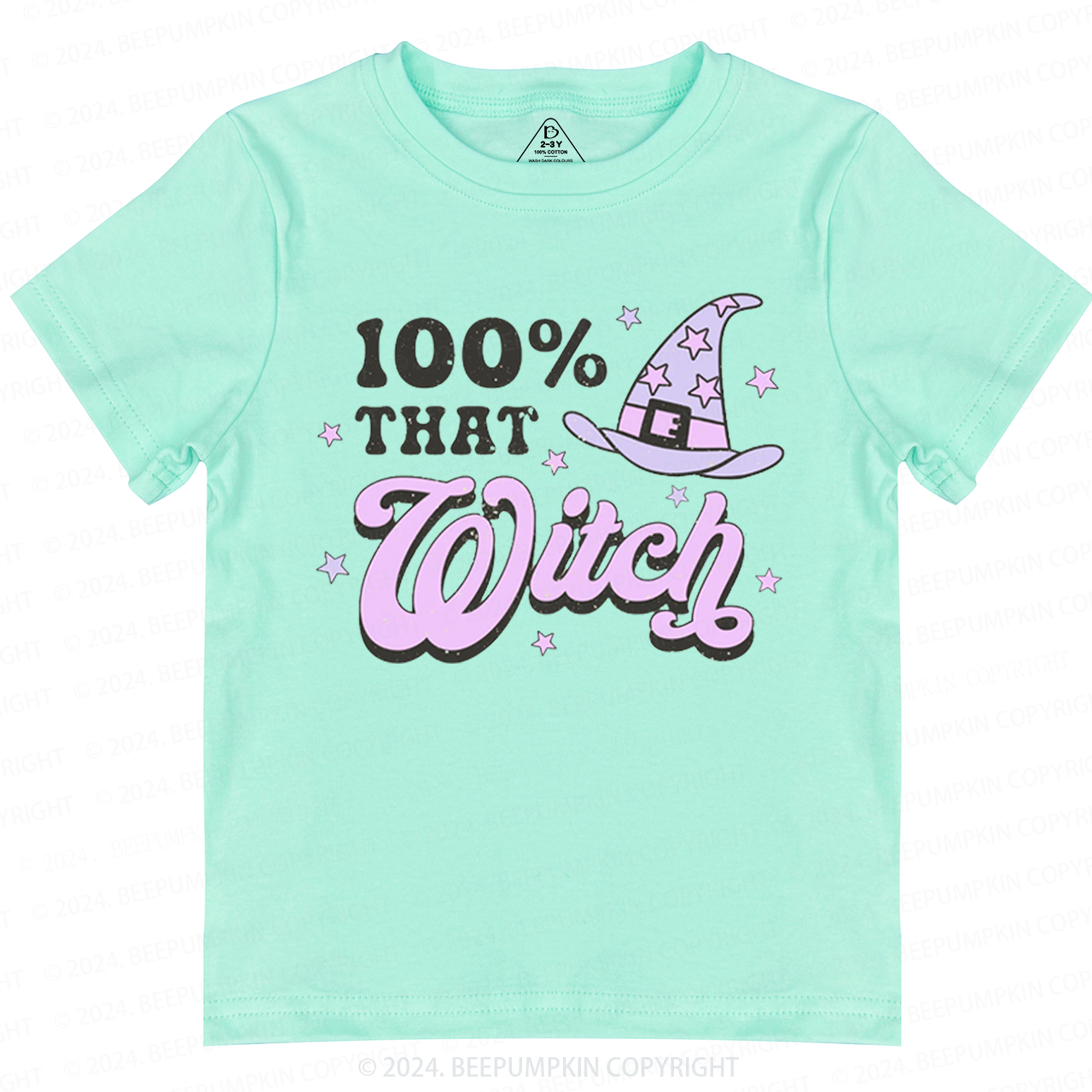 100% That Witch Halloween Toddler&Kids Tees 