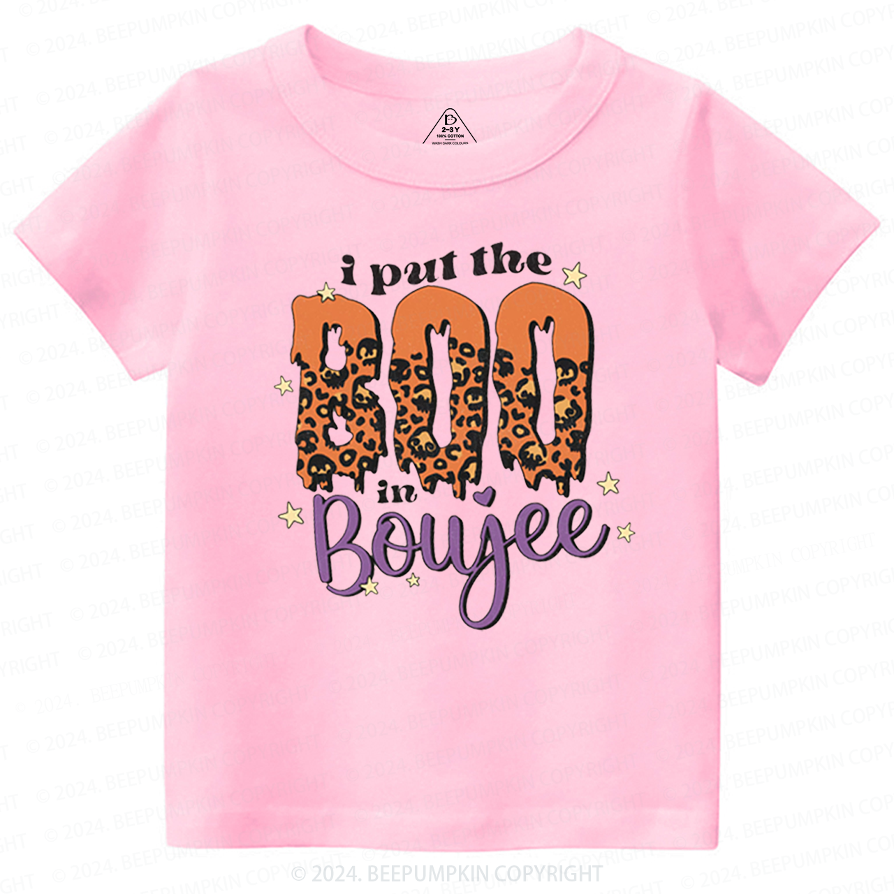 I Put The BOO In Boujee Halloween Toddler&Kids Tees 