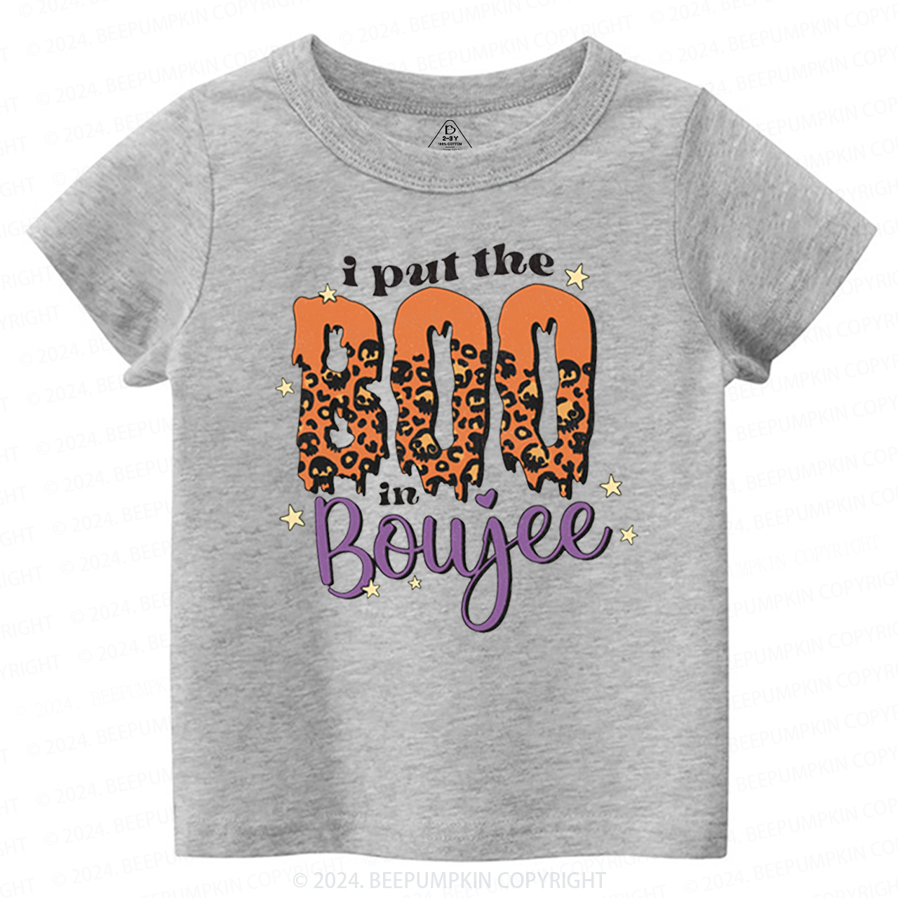I Put The BOO In Boujee Halloween Toddler&Kids Tees 