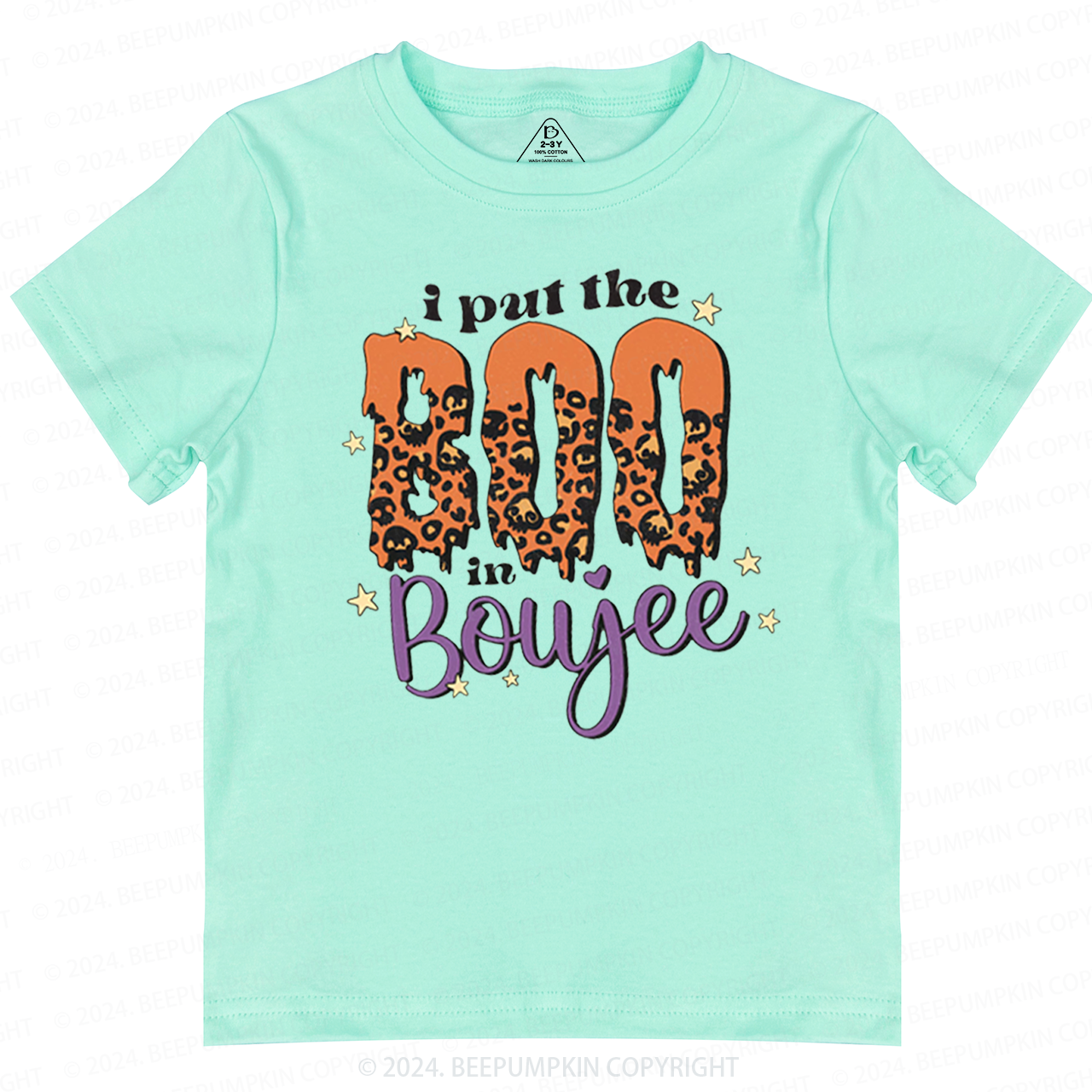 I Put The BOO In Boujee Halloween Toddler&Kids Tees 
