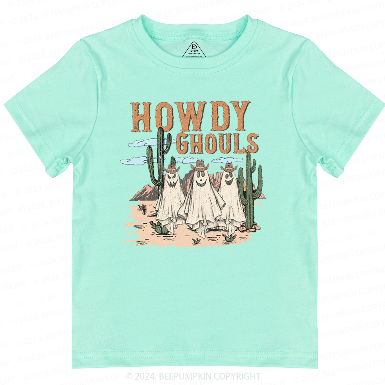 Howdy Ghouls Halloween Toddler&Kids Tees 