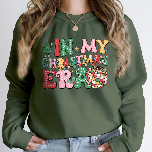 In My Christmas Era Christmas Sweatshirt For Mama