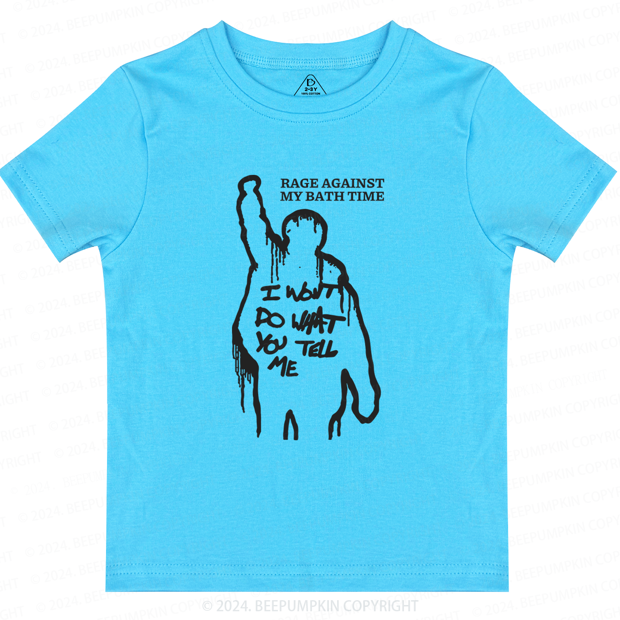 Rage Against My Bath Time Toddler&Kids Tees 7